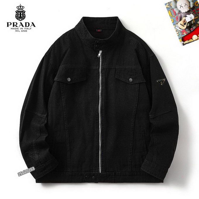 Prada Denim Jacket Mens ID:20250925-85